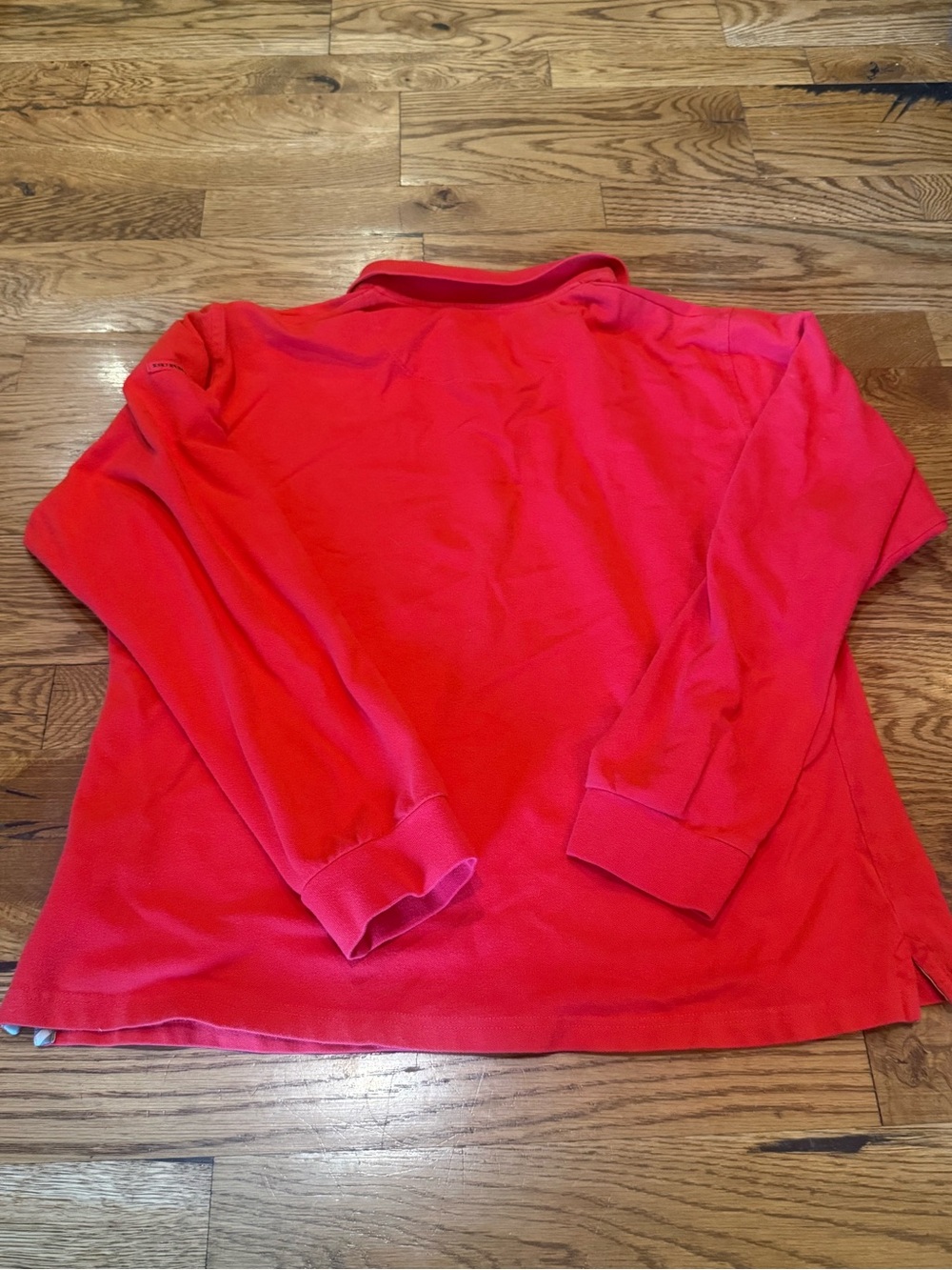 Burberry Golf. Long sleeve Red Polo. Size XL. - Picture 2 of 9